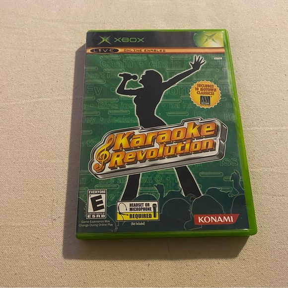 Xbox Live Konami Karaoke Revolution Video Game 2003 - Complete In Case - Picture 1 of 4